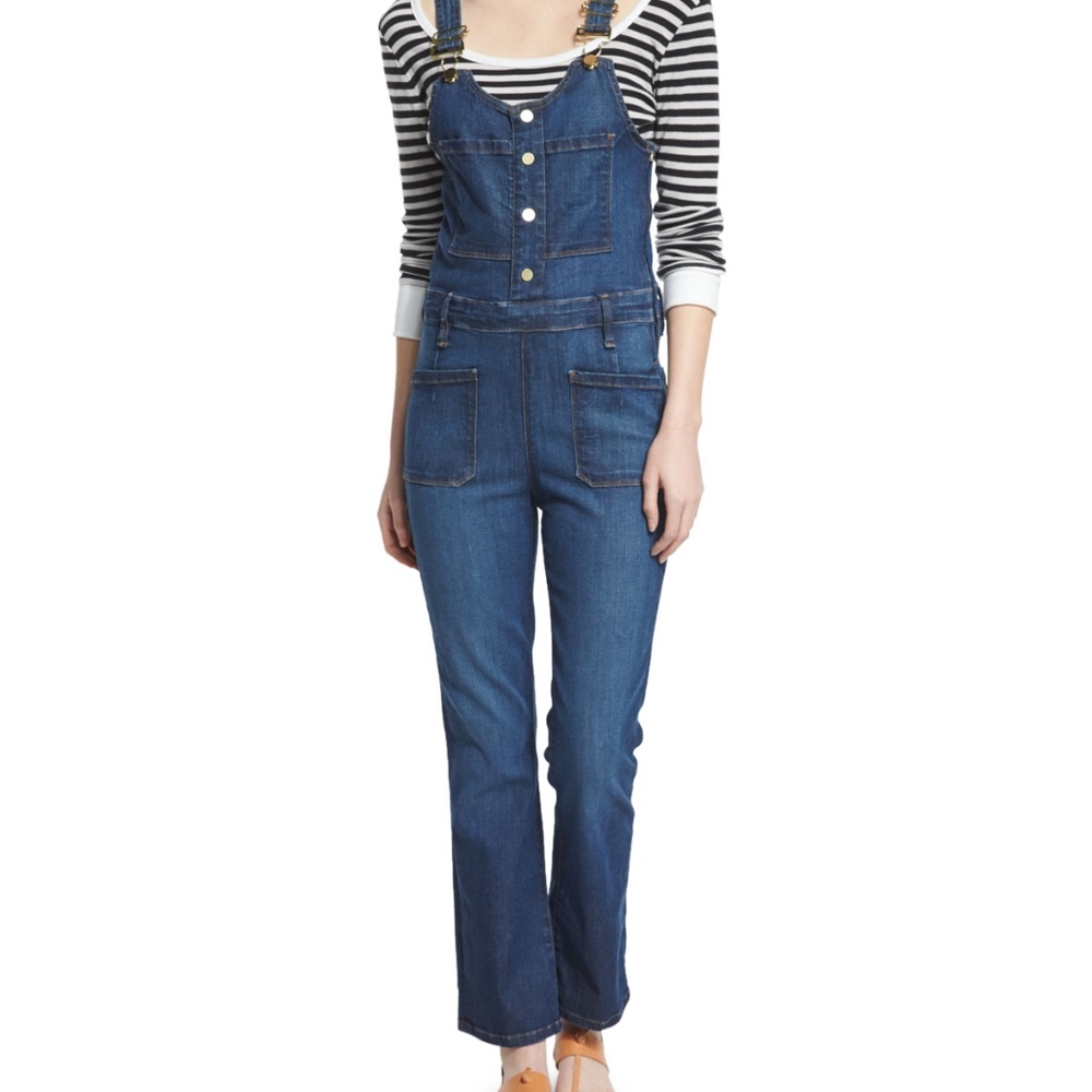 Frame Le High Denim Overalls Jumpsuit